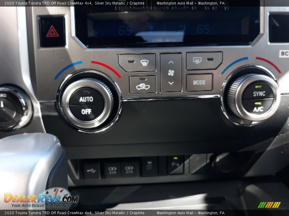 2020 Toyota Tundra TRD Off Road CrewMax 4x4 Silver Sky Metallic / Graphite Photo #13