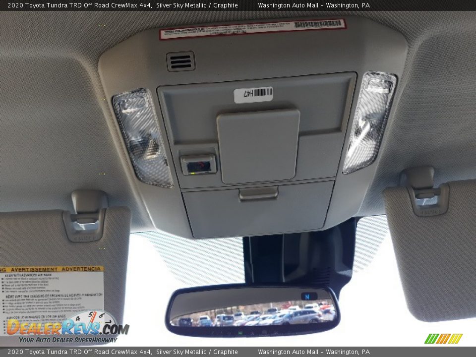 2020 Toyota Tundra TRD Off Road CrewMax 4x4 Silver Sky Metallic / Graphite Photo #18