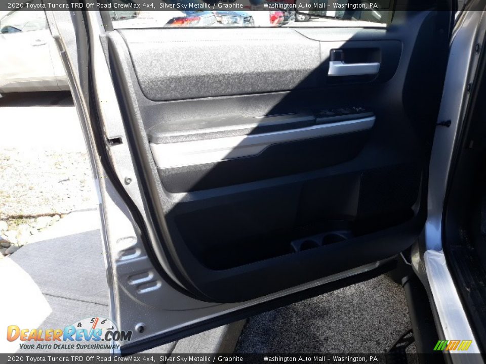 2020 Toyota Tundra TRD Off Road CrewMax 4x4 Silver Sky Metallic / Graphite Photo #23