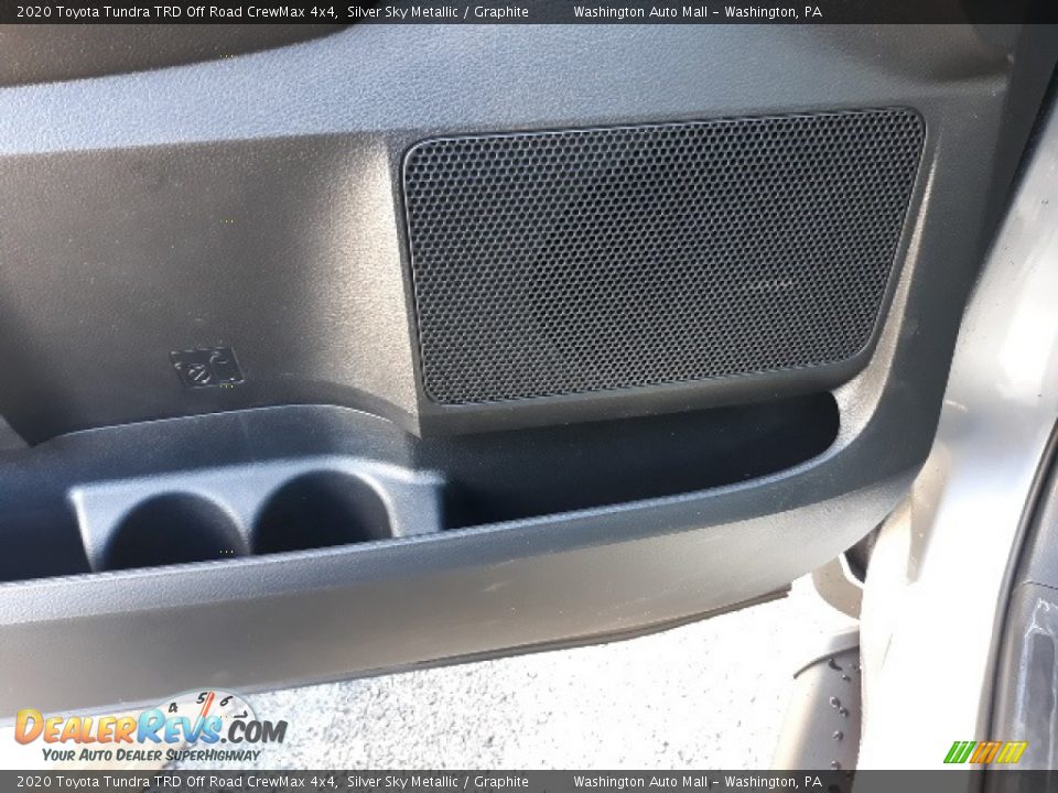 2020 Toyota Tundra TRD Off Road CrewMax 4x4 Silver Sky Metallic / Graphite Photo #24