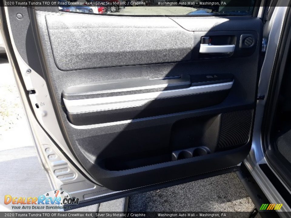 2020 Toyota Tundra TRD Off Road CrewMax 4x4 Silver Sky Metallic / Graphite Photo #28