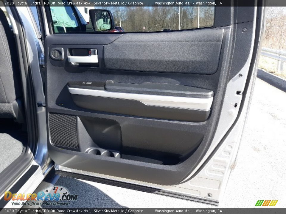 2020 Toyota Tundra TRD Off Road CrewMax 4x4 Silver Sky Metallic / Graphite Photo #32