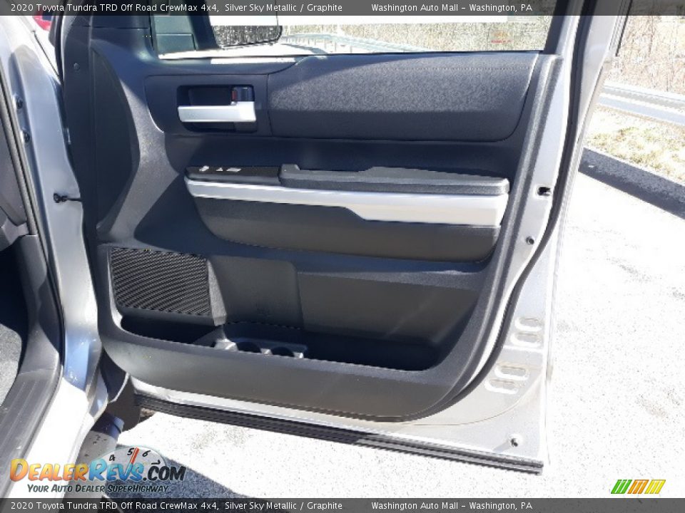 2020 Toyota Tundra TRD Off Road CrewMax 4x4 Silver Sky Metallic / Graphite Photo #35
