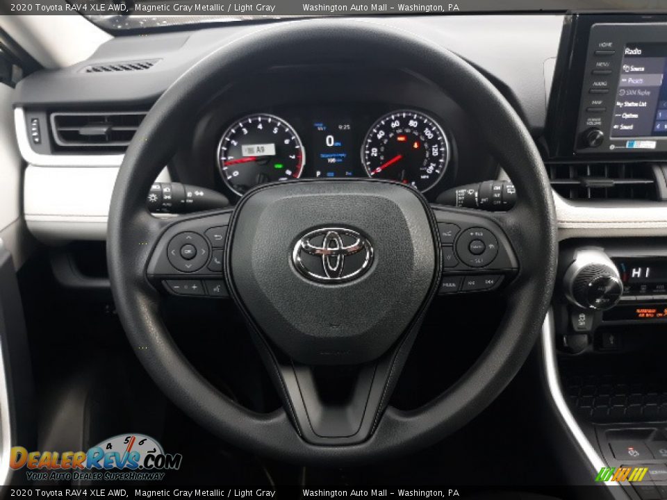 2020 Toyota RAV4 XLE AWD Magnetic Gray Metallic / Light Gray Photo #4