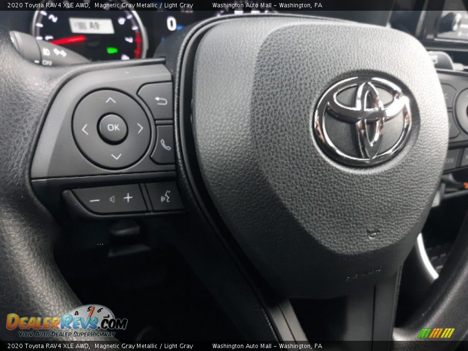 2020 Toyota RAV4 XLE AWD Magnetic Gray Metallic / Light Gray Photo #5