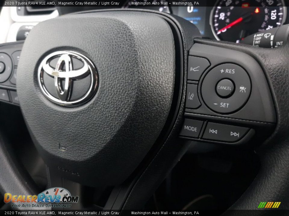 2020 Toyota RAV4 XLE AWD Magnetic Gray Metallic / Light Gray Photo #6