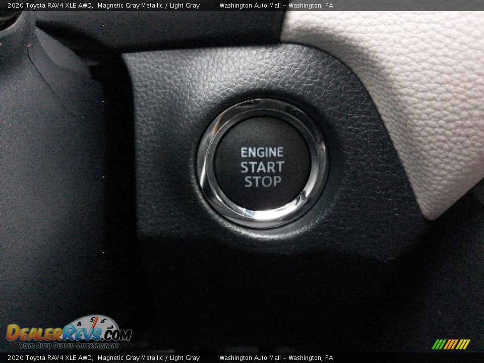 2020 Toyota RAV4 XLE AWD Magnetic Gray Metallic / Light Gray Photo #10