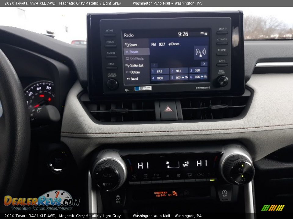 2020 Toyota RAV4 XLE AWD Magnetic Gray Metallic / Light Gray Photo #11