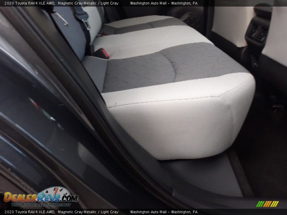 2020 Toyota RAV4 XLE AWD Magnetic Gray Metallic / Light Gray Photo #34