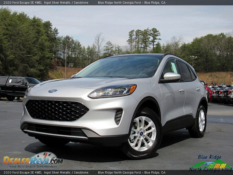 2020 Ford Escape SE 4WD Ingot Silver Metallic / Sandstone Photo #1