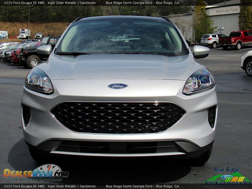 2020 Ford Escape SE 4WD Ingot Silver Metallic / Sandstone Photo #8