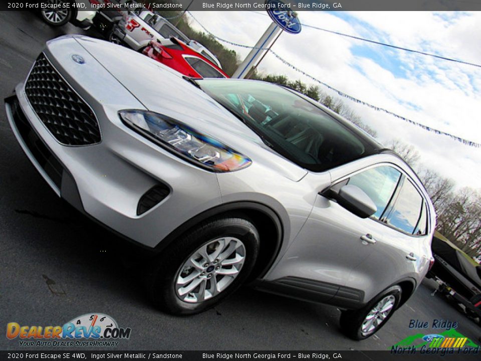 2020 Ford Escape SE 4WD Ingot Silver Metallic / Sandstone Photo #32