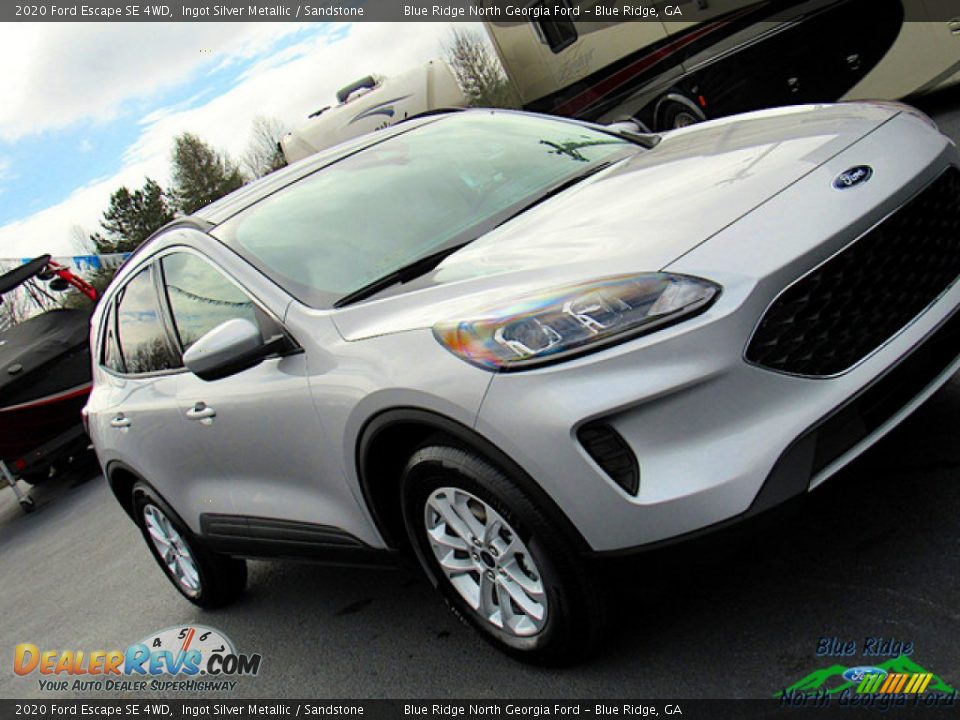 2020 Ford Escape SE 4WD Ingot Silver Metallic / Sandstone Photo #33