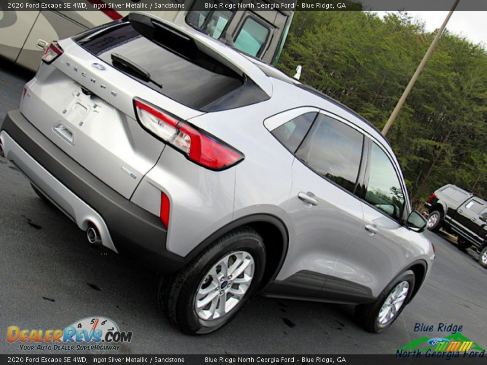 2020 Ford Escape SE 4WD Ingot Silver Metallic / Sandstone Photo #34