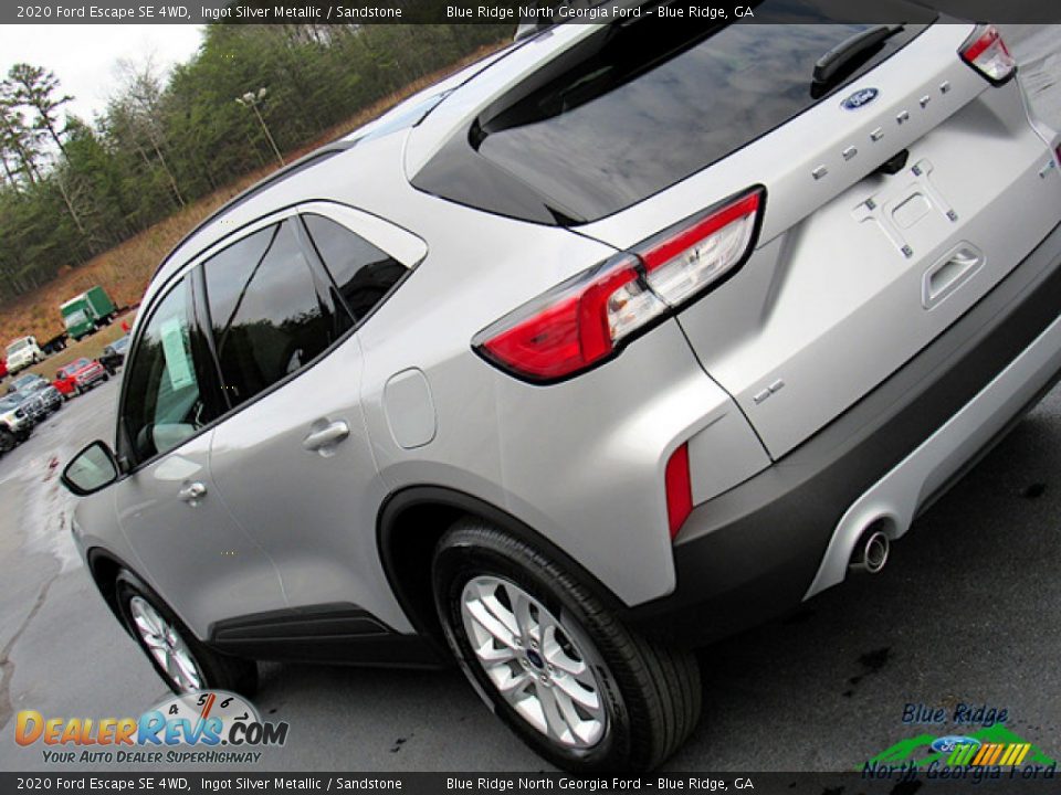 2020 Ford Escape SE 4WD Ingot Silver Metallic / Sandstone Photo #35