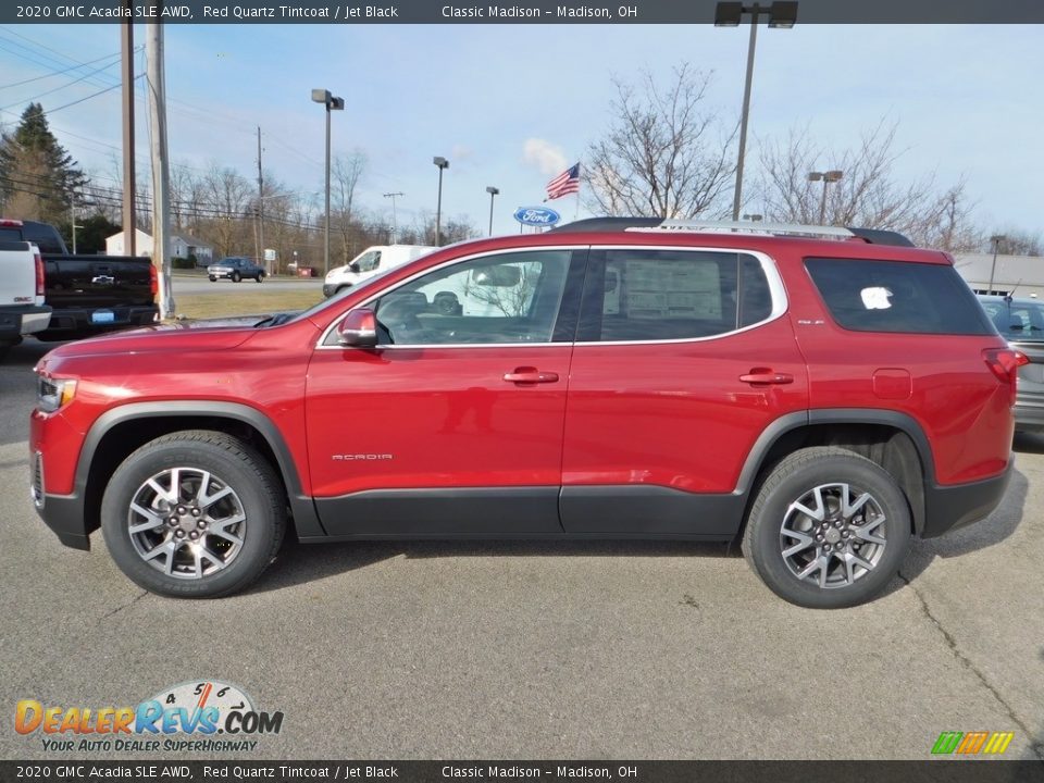 2020 GMC Acadia SLE AWD Red Quartz Tintcoat / Jet Black Photo #6