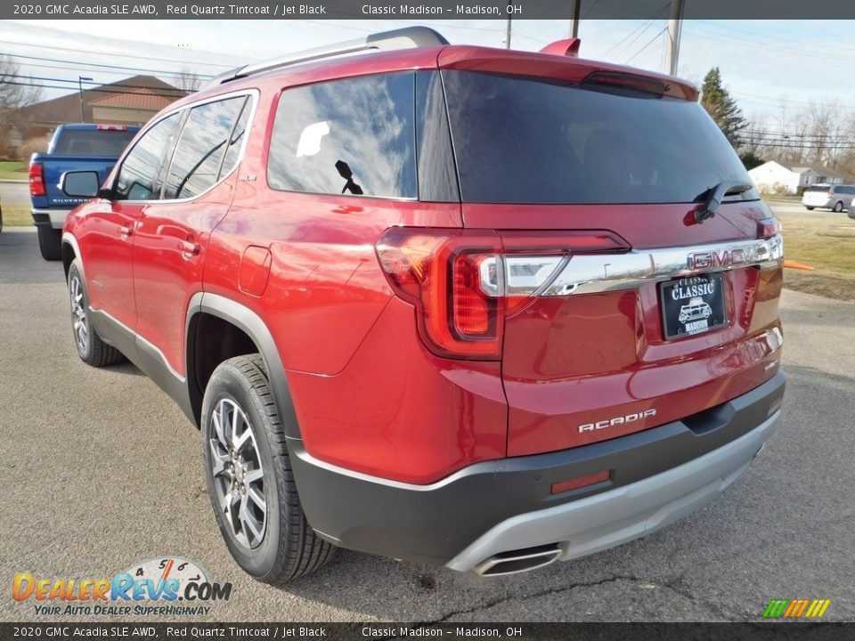 2020 GMC Acadia SLE AWD Red Quartz Tintcoat / Jet Black Photo #7