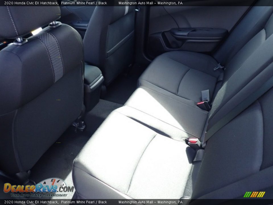 2020 Honda Civic EX Hatchback Platinum White Pearl / Black Photo #9