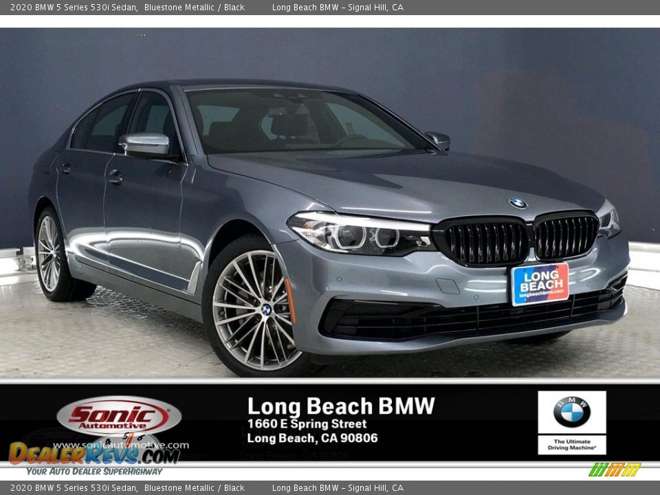 2020 BMW 5 Series 530i Sedan Bluestone Metallic / Black Photo #1