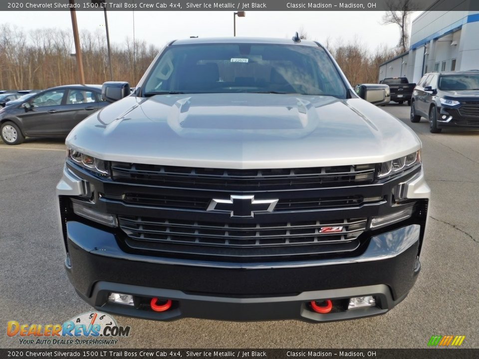 2020 Chevrolet Silverado 1500 LT Trail Boss Crew Cab 4x4 Silver Ice Metallic / Jet Black Photo #4