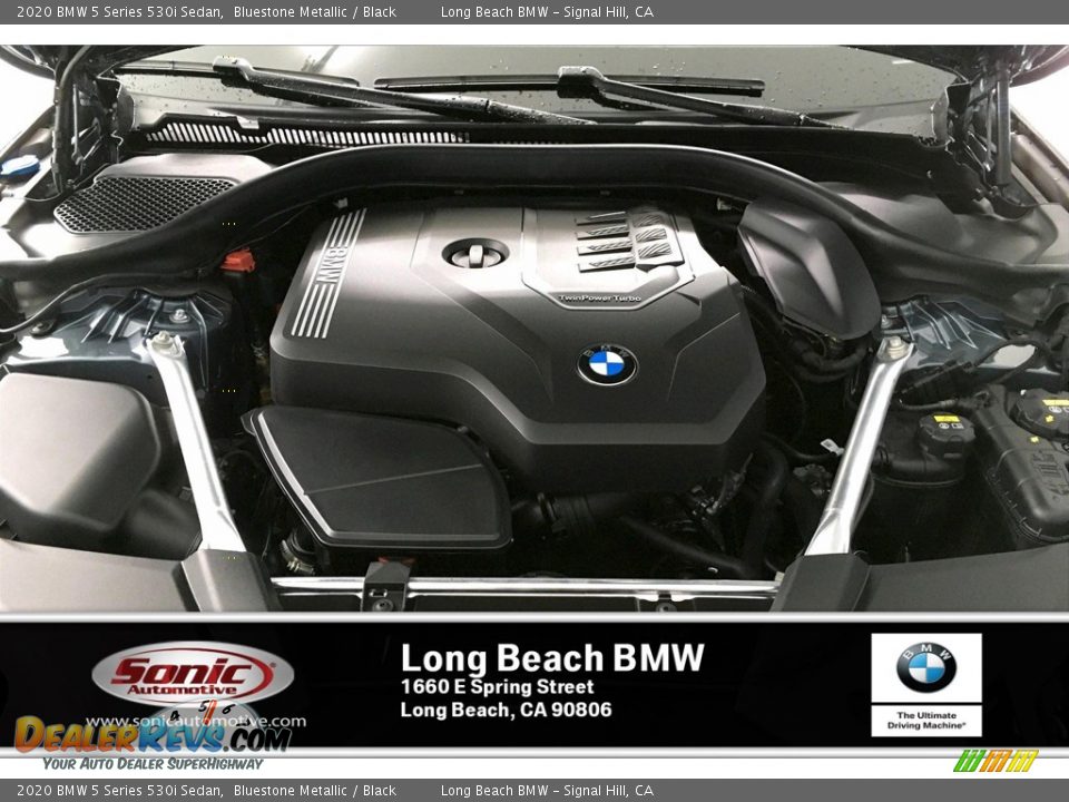 2020 BMW 5 Series 530i Sedan Bluestone Metallic / Black Photo #8