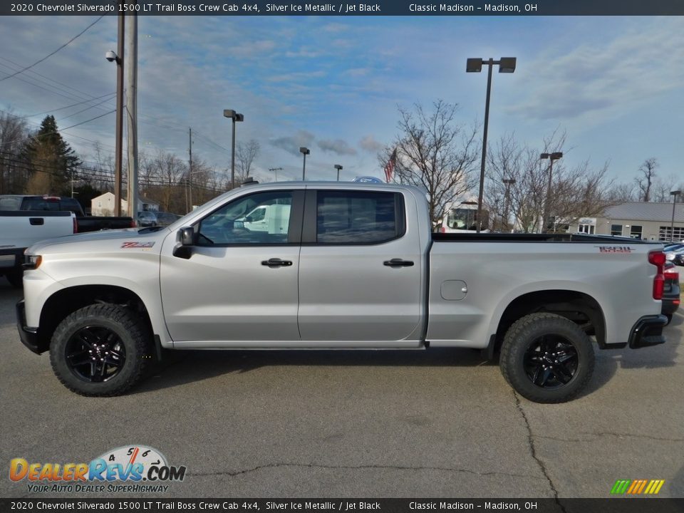2020 Chevrolet Silverado 1500 LT Trail Boss Crew Cab 4x4 Silver Ice Metallic / Jet Black Photo #6