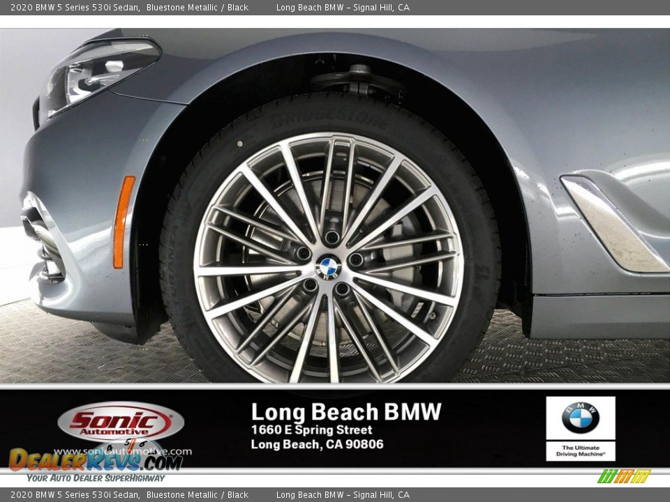 2020 BMW 5 Series 530i Sedan Bluestone Metallic / Black Photo #9
