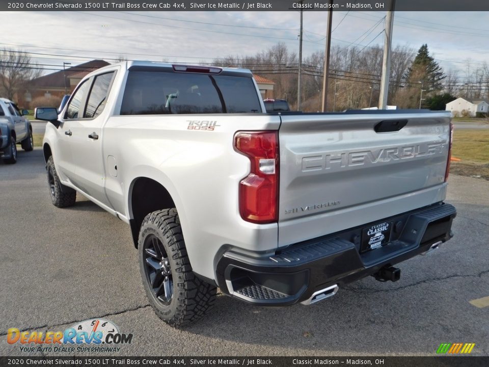 2020 Chevrolet Silverado 1500 LT Trail Boss Crew Cab 4x4 Silver Ice Metallic / Jet Black Photo #7