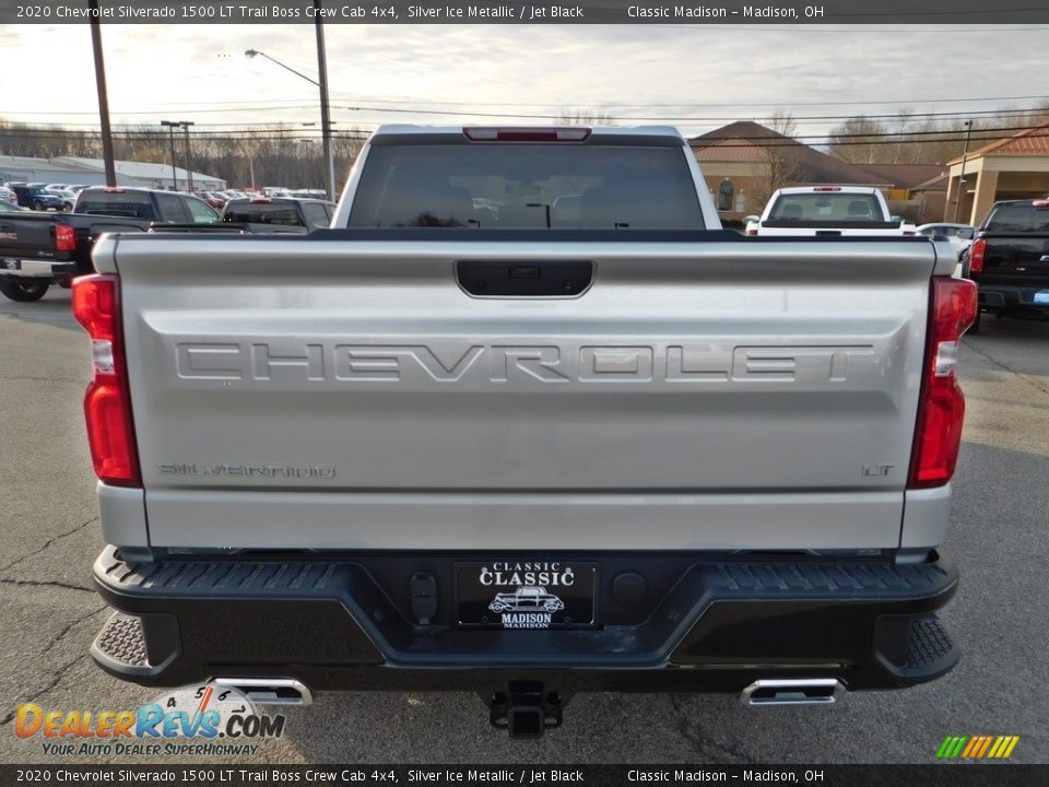 2020 Chevrolet Silverado 1500 LT Trail Boss Crew Cab 4x4 Silver Ice Metallic / Jet Black Photo #8