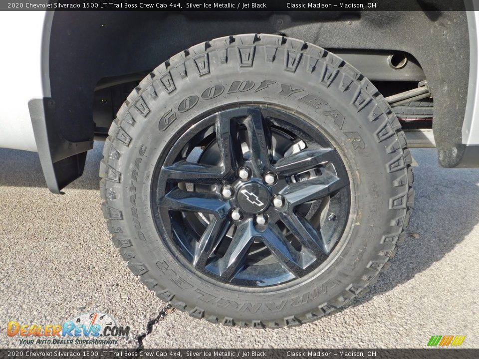 2020 Chevrolet Silverado 1500 LT Trail Boss Crew Cab 4x4 Silver Ice Metallic / Jet Black Photo #10