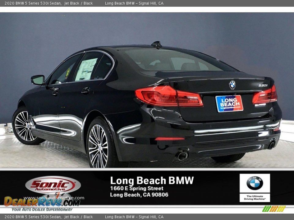 2020 BMW 5 Series 530i Sedan Jet Black / Black Photo #2