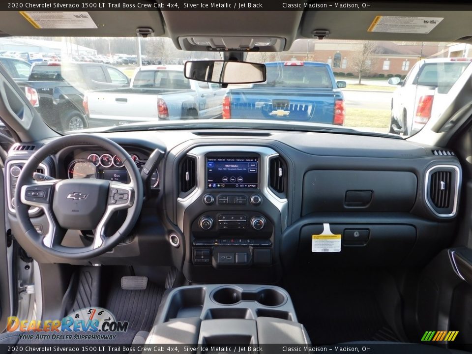 2020 Chevrolet Silverado 1500 LT Trail Boss Crew Cab 4x4 Silver Ice Metallic / Jet Black Photo #13