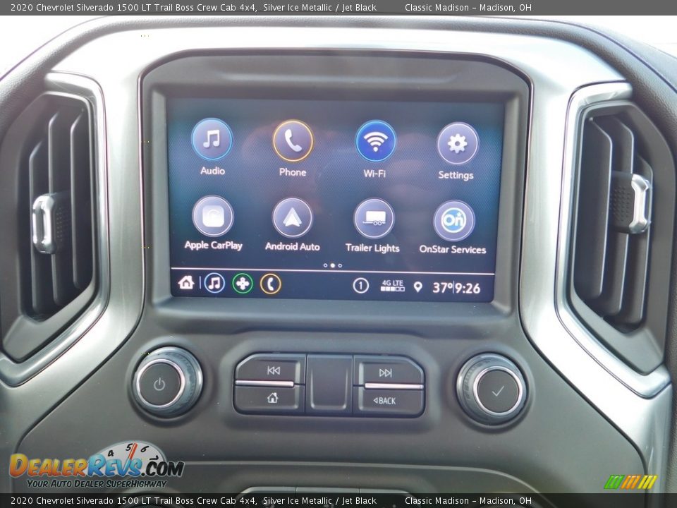 2020 Chevrolet Silverado 1500 LT Trail Boss Crew Cab 4x4 Silver Ice Metallic / Jet Black Photo #15