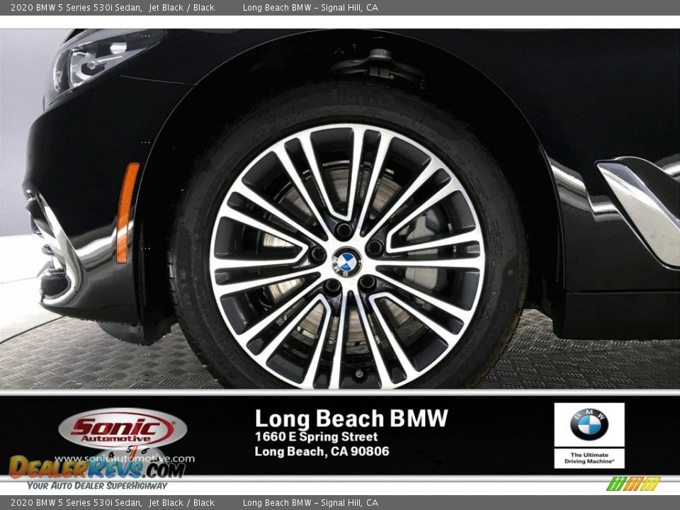 2020 BMW 5 Series 530i Sedan Jet Black / Black Photo #9