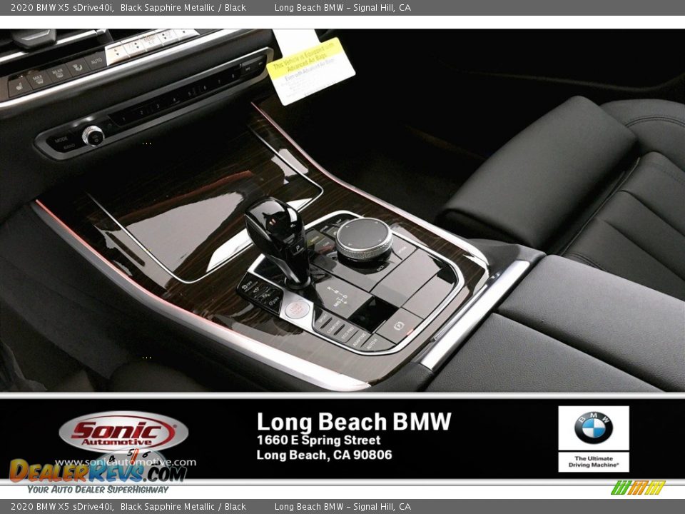 2020 BMW X5 sDrive40i Black Sapphire Metallic / Black Photo #6