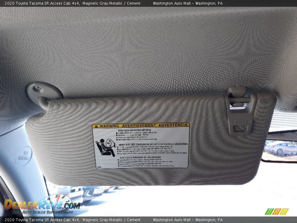 2020 Toyota Tacoma SR Access Cab 4x4 Magnetic Gray Metallic / Cement Photo #19