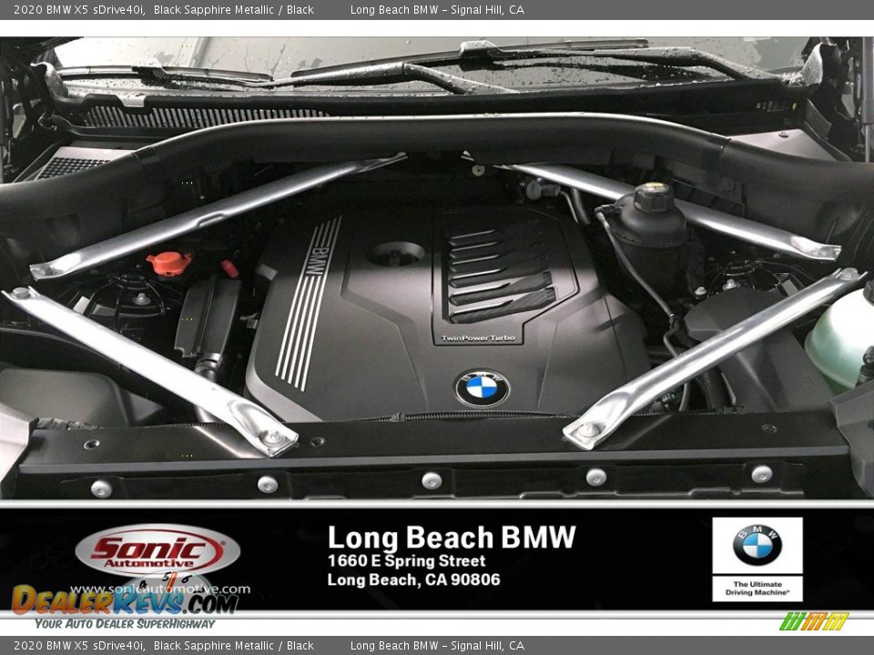 2020 BMW X5 sDrive40i Black Sapphire Metallic / Black Photo #8