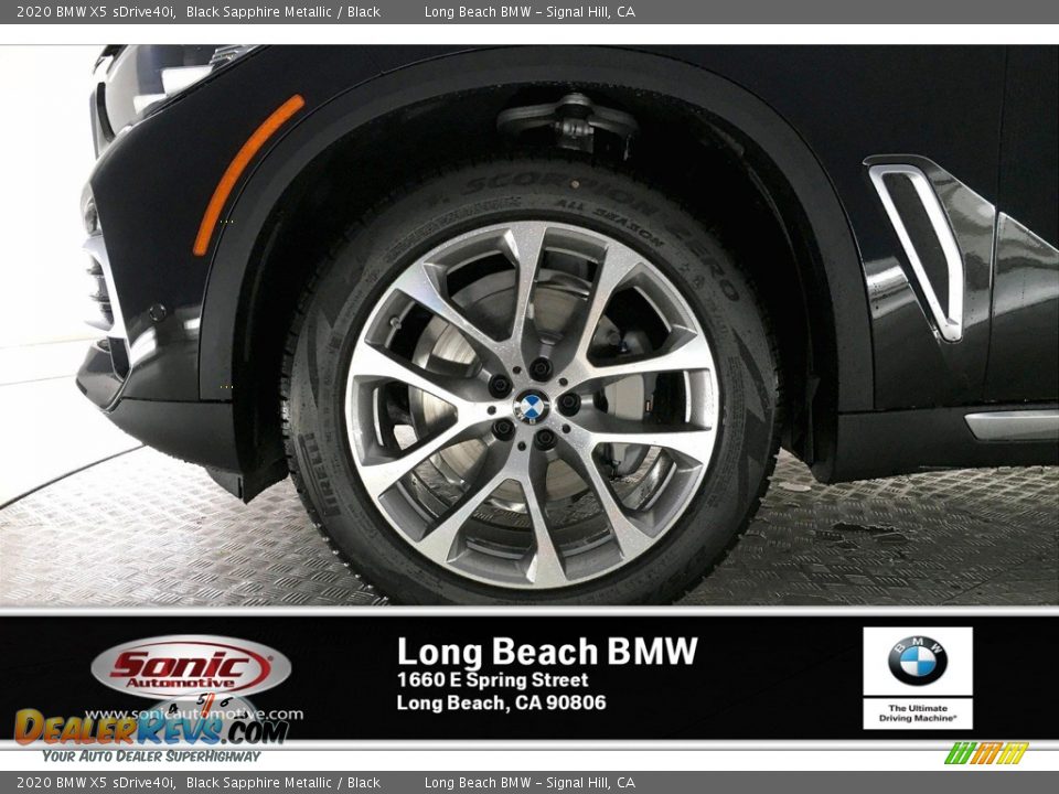2020 BMW X5 sDrive40i Black Sapphire Metallic / Black Photo #9