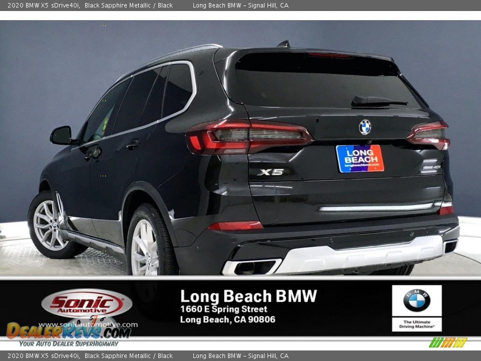 2020 BMW X5 sDrive40i Black Sapphire Metallic / Black Photo #2