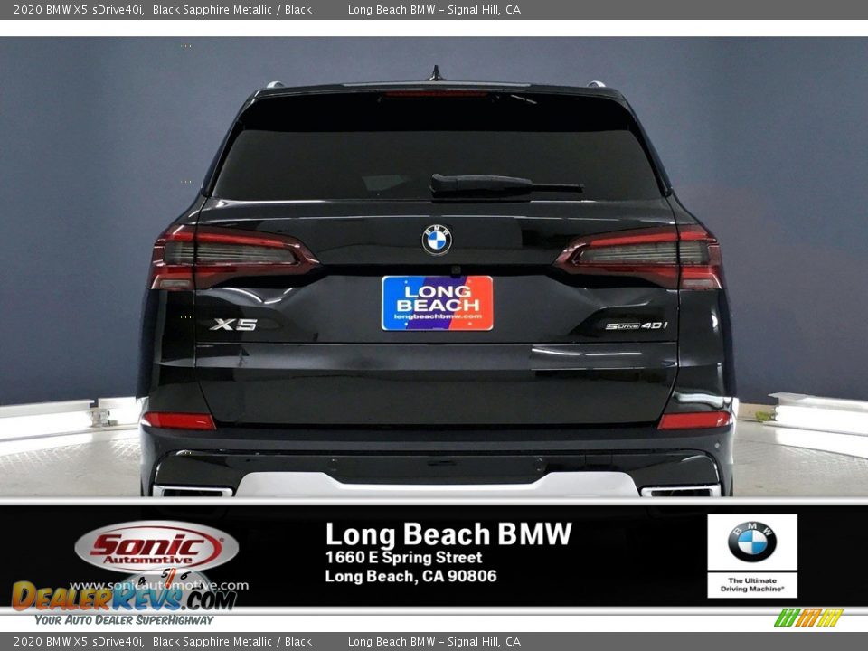 2020 BMW X5 sDrive40i Black Sapphire Metallic / Black Photo #3
