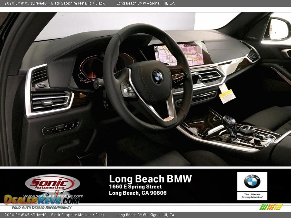 2020 BMW X5 sDrive40i Black Sapphire Metallic / Black Photo #4