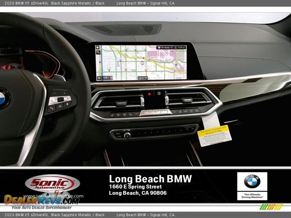 2020 BMW X5 sDrive40i Black Sapphire Metallic / Black Photo #5