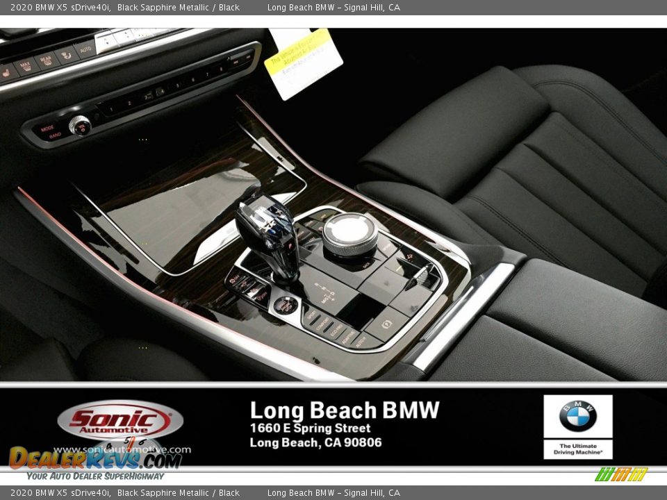 2020 BMW X5 sDrive40i Black Sapphire Metallic / Black Photo #6