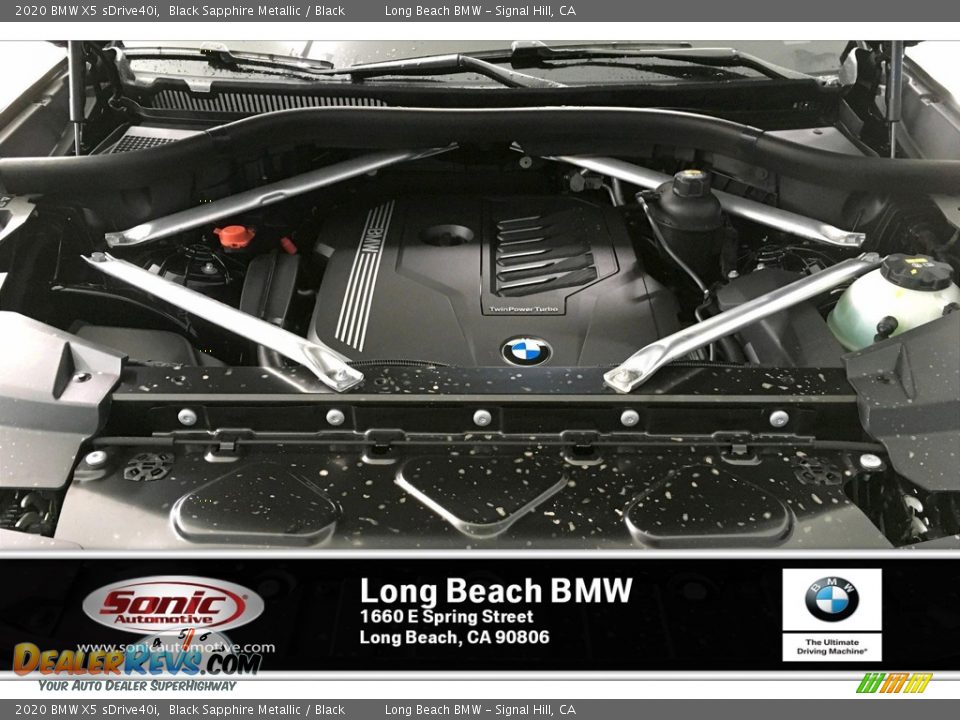 2020 BMW X5 sDrive40i Black Sapphire Metallic / Black Photo #8