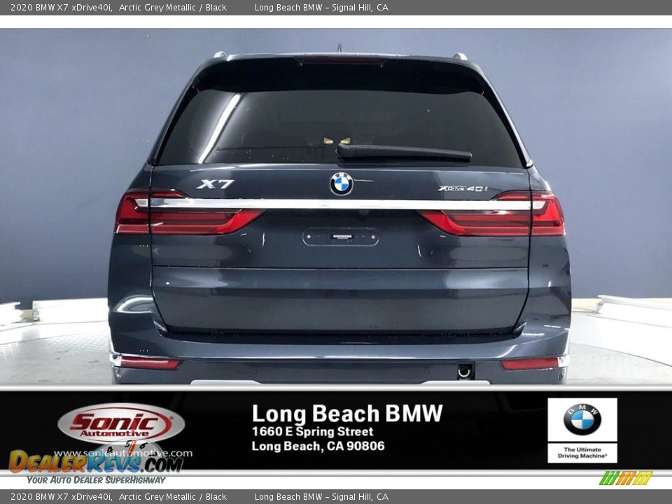 2020 BMW X7 xDrive40i Arctic Grey Metallic / Black Photo #3