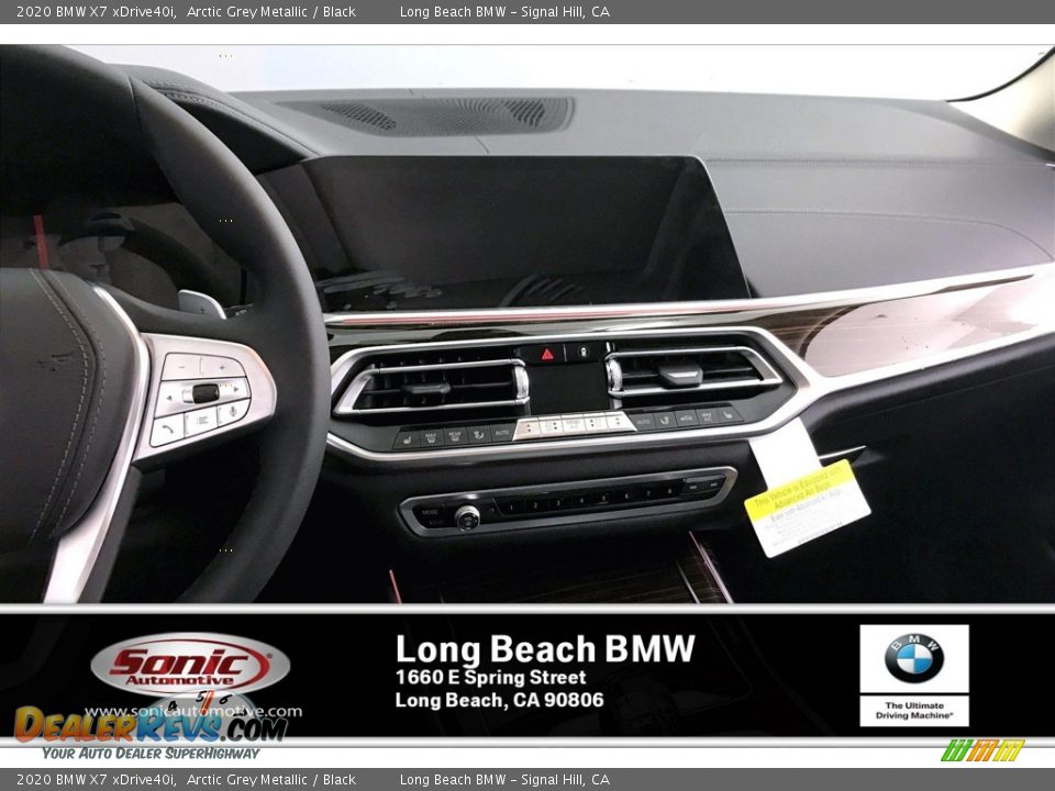 2020 BMW X7 xDrive40i Arctic Grey Metallic / Black Photo #5