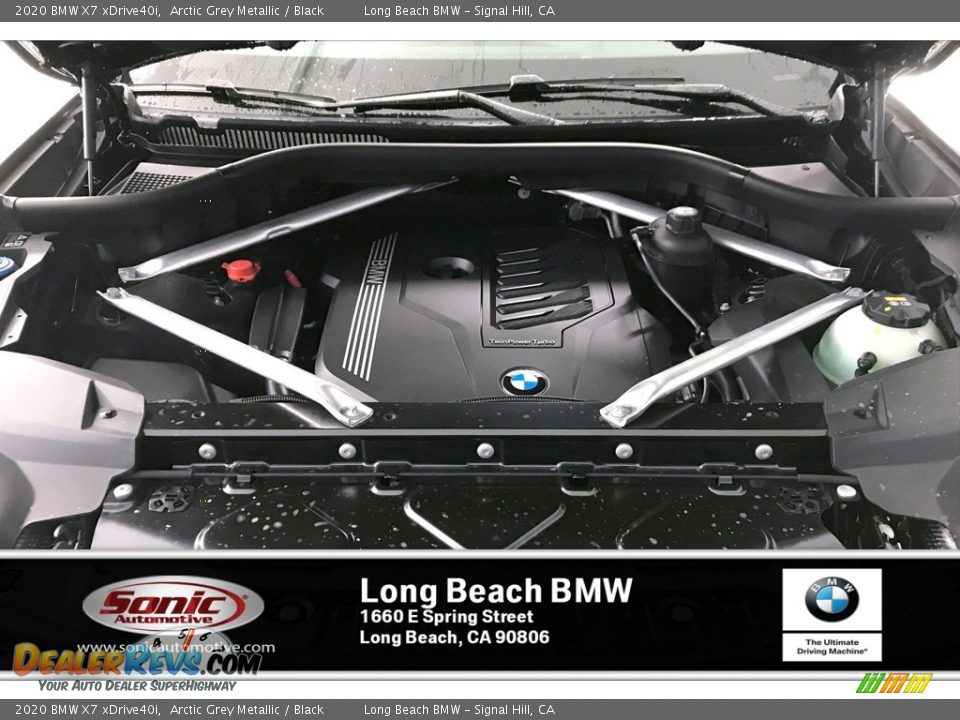 2020 BMW X7 xDrive40i Arctic Grey Metallic / Black Photo #8
