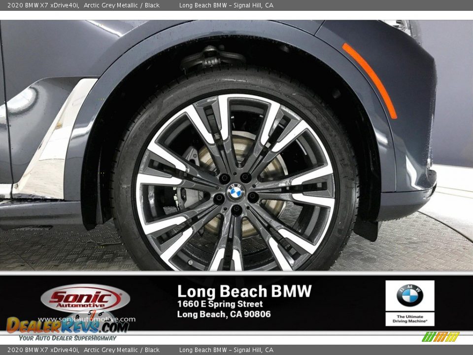 2020 BMW X7 xDrive40i Arctic Grey Metallic / Black Photo #9