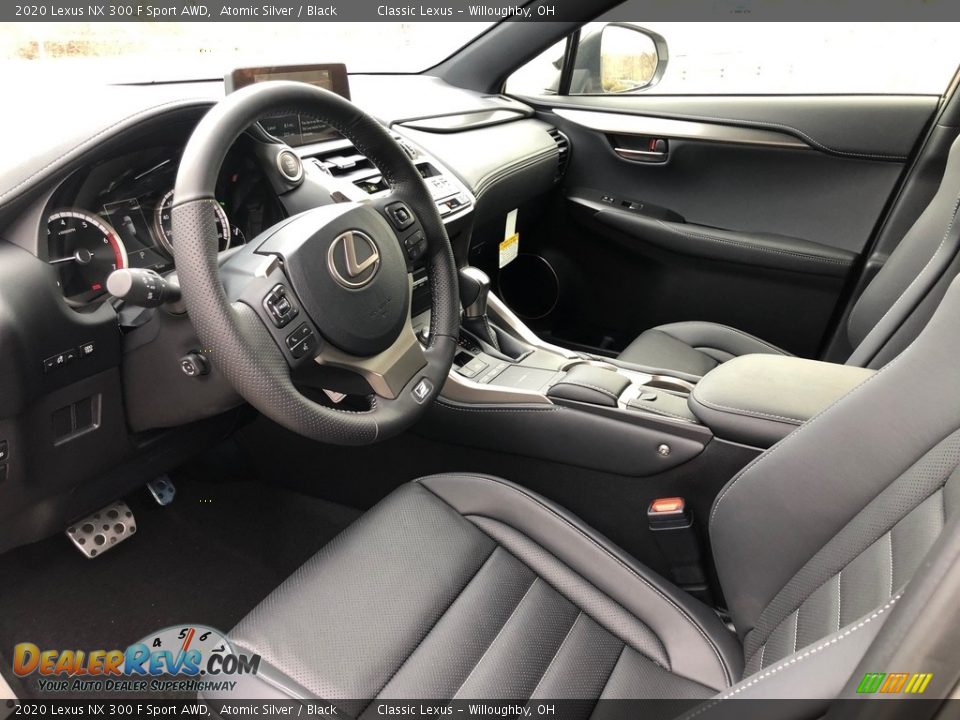 Black Interior - 2020 Lexus NX 300 F Sport AWD Photo #2