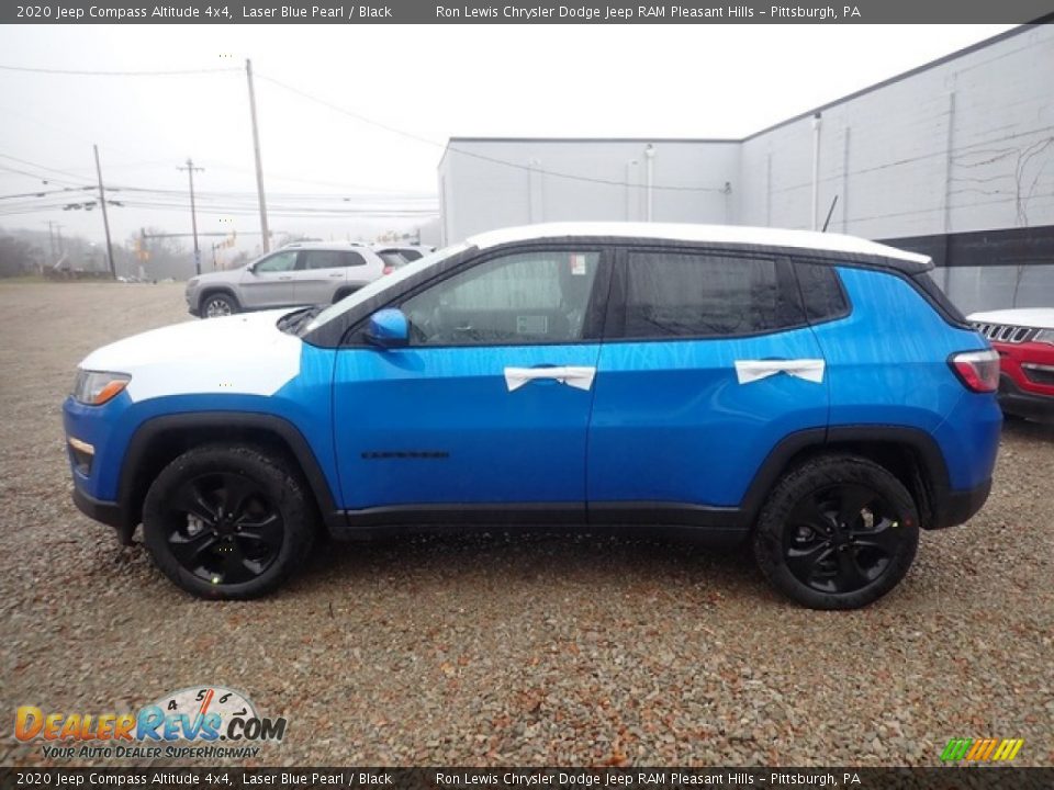 2020 Jeep Compass Altitude 4x4 Laser Blue Pearl / Black Photo #2